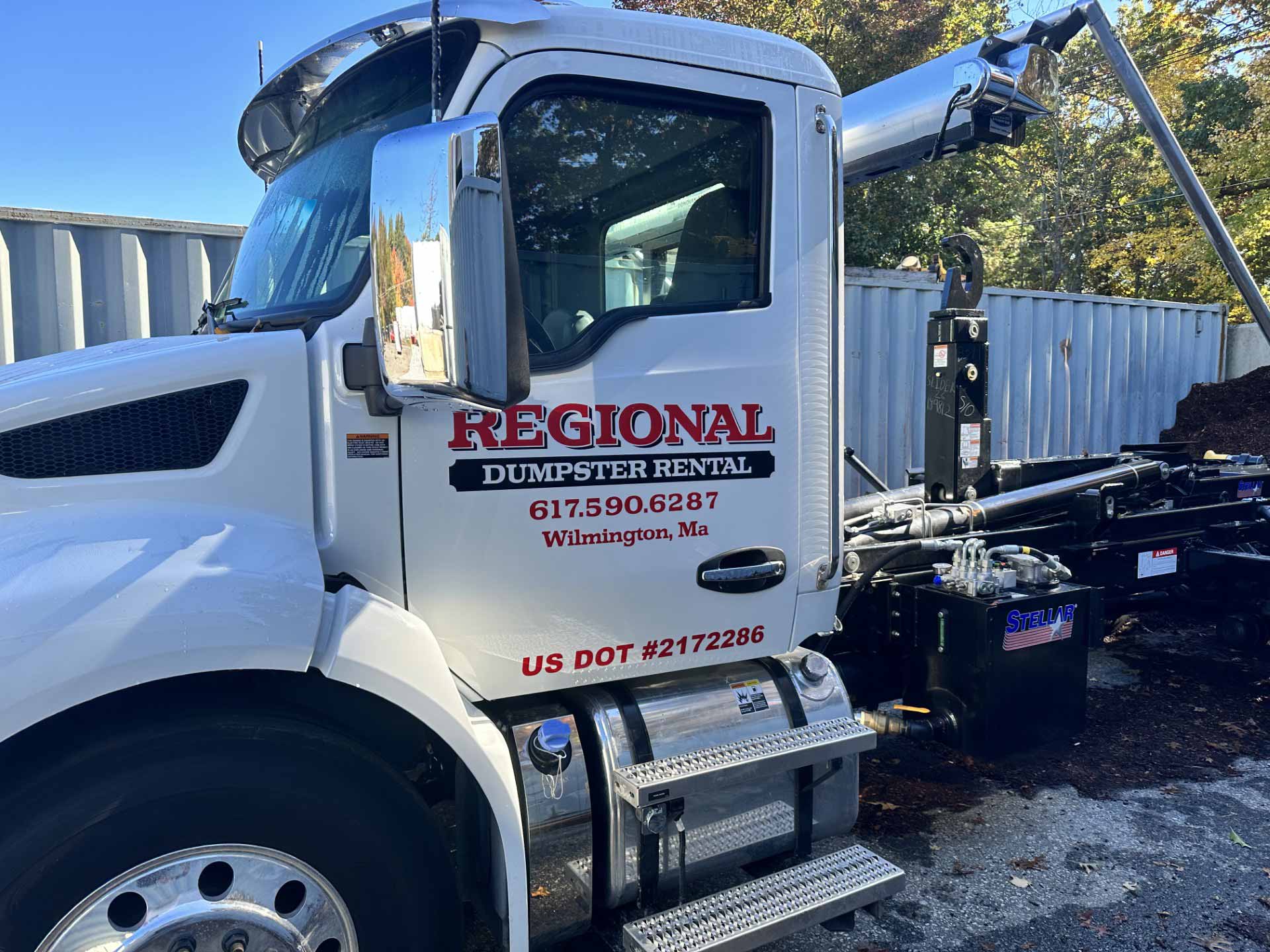 Regional Dumpster Rental truck